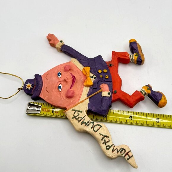 Kurt S. Adler Humpty Dumpty Double-Sided Ornament Hand-Painted Nursery Rhyme - Picture 4 of 12